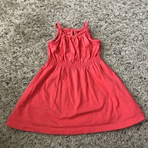 coral sun dress